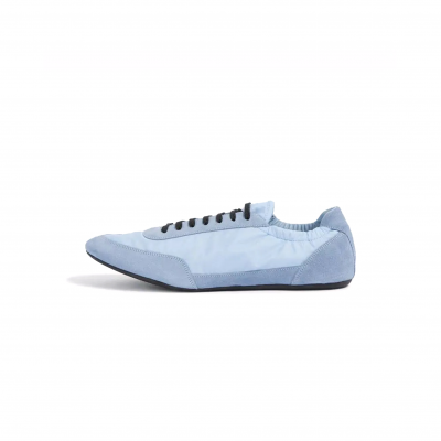PRADA COLLAPSE RE-NYLON AND SUEDE SNEAKERS 1E959N